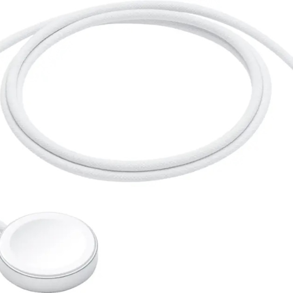 2 (two) Apple - IWatch Watch Magnetic Fast Charger to USB-C Cable (1 m) - White